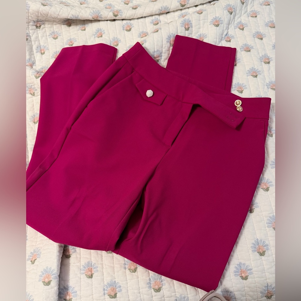 Elegant Magenta Women's Pants